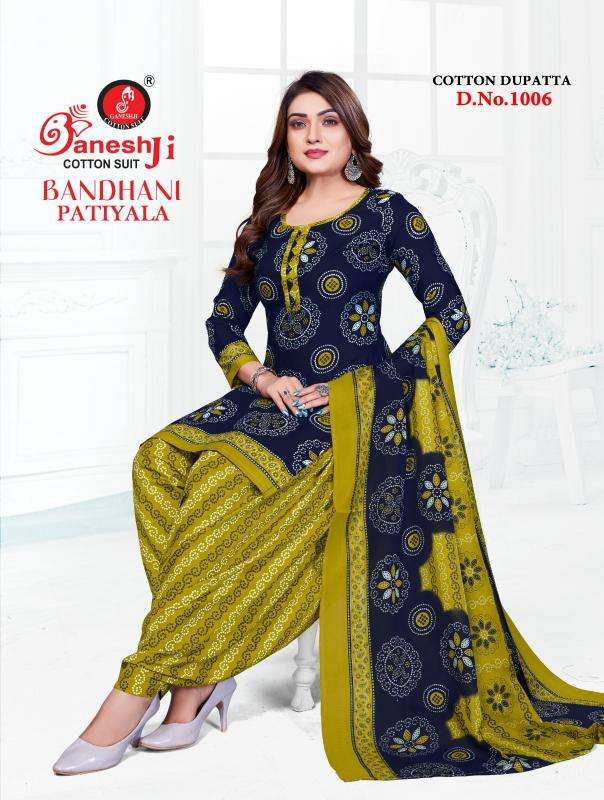 Ganeshji bandhani patiyala vol- 1 Surat dress material online sale