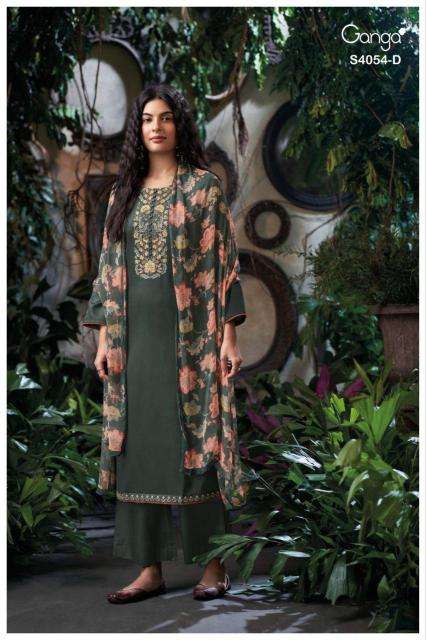 Ganga bruna 4054 Dress material wholesale suppliers in Hyderabad