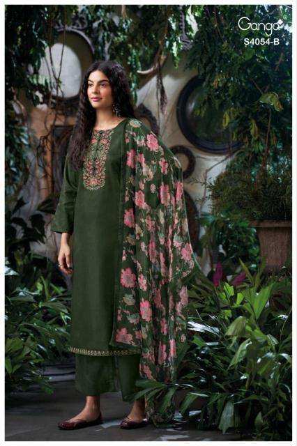 Ganga bruna 4054 Dress material wholesale suppliers in Hyderabad