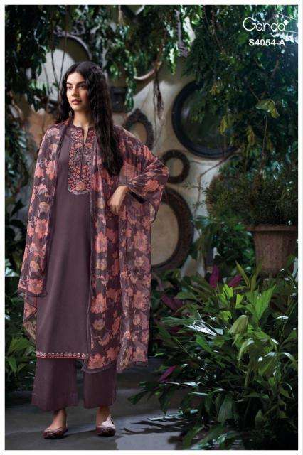 Ganga bruna 4054 Dress material wholesale suppliers in Hyderabad