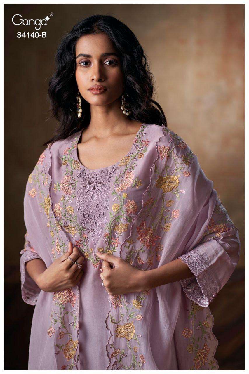 Ganga Cassara 4140 Dress material wholesale prices