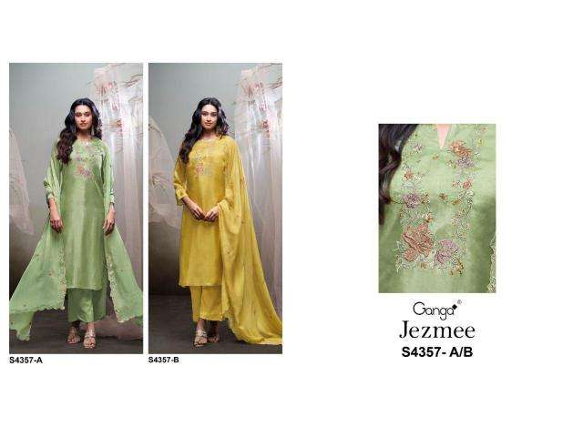 Ganga jezmee 4357 Surat dress material manufacturers