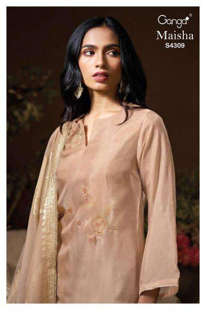 Ganga maisha 4309 Dress material supplier in India