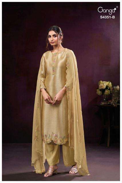 Ganga nolvia 4351 Designer dress materials in Ahmedabad