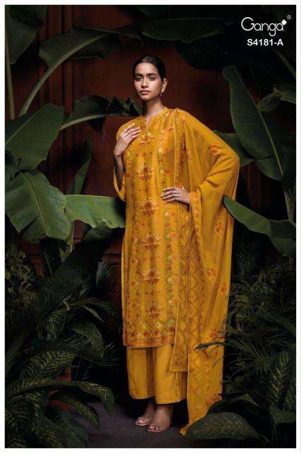 Ganga prielle 4181 Hyderabad dress material wholesale prices