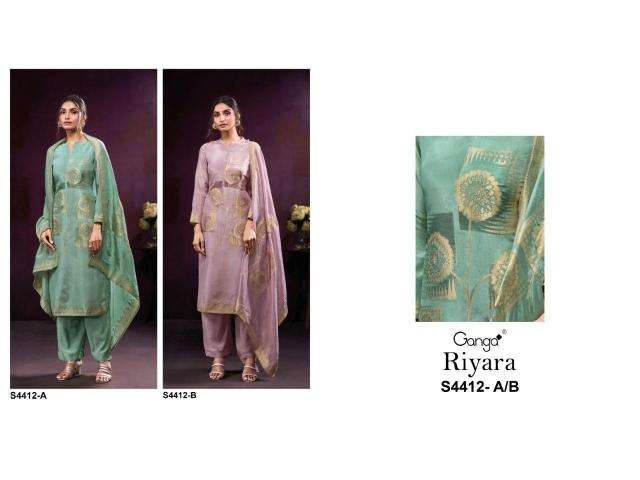 Ganga riyara 4412 Wholesale dress materials in Kolkata