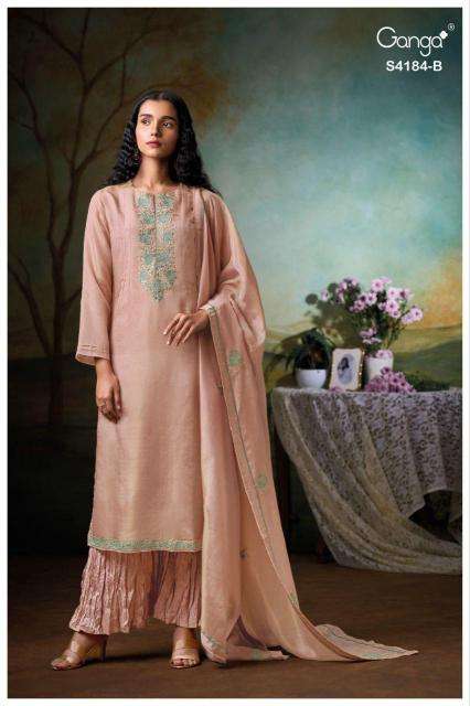 Ganga rosie 4184 Wholesale dress materials online