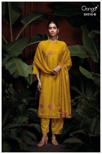 Ganga serena 4210 Affordable dress materials in pune