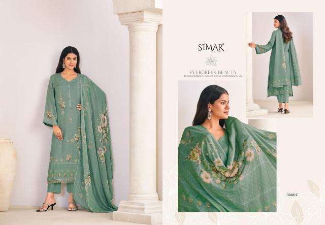 Glossy grishma Surat printed dress material market