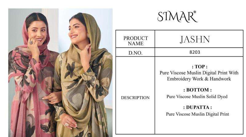 Glossy jashn Surat dress material online shopping