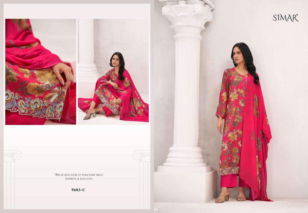 Glossy Simar Everbloom Vol 2 Wholesale designer dress materials