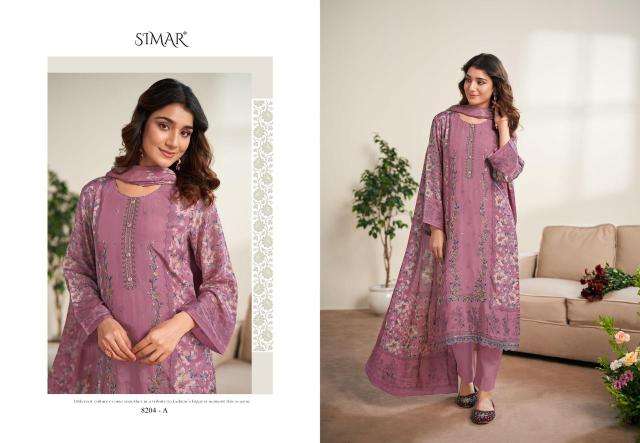 Glossy simar ruvya Latest dress material designs wholesale in Mumbai