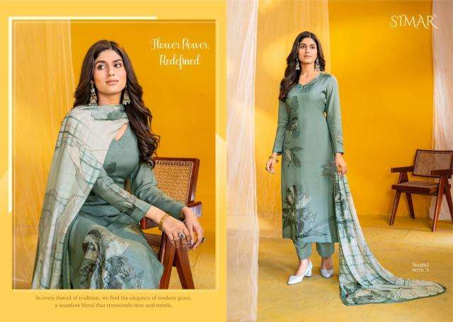 Glossy simar saanvi Surat dress materials online
