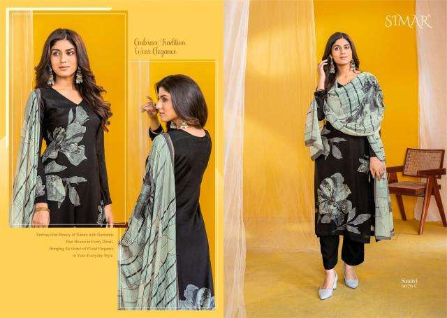 Glossy simar saanvi Surat dress materials online