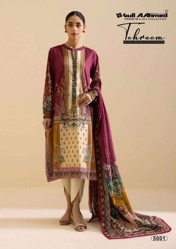 Gull aahmed tehreem vol- 5 salwar suit  market in surat