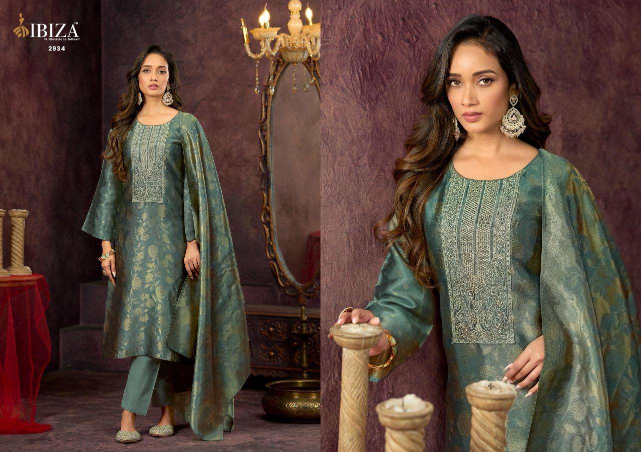 Ibiza dil noor Designer dress materials wholesale