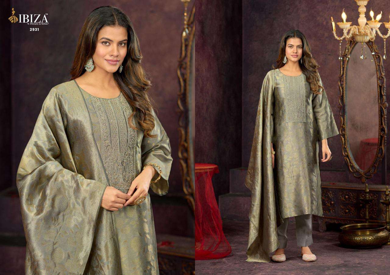 Ibiza dil noor Designer dress materials wholesale