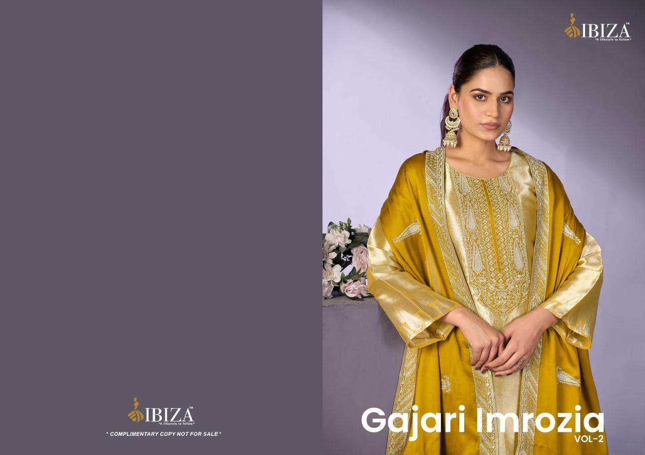 Ibiza gajari imrozia vol-2 Dress material distributors in Gujarat