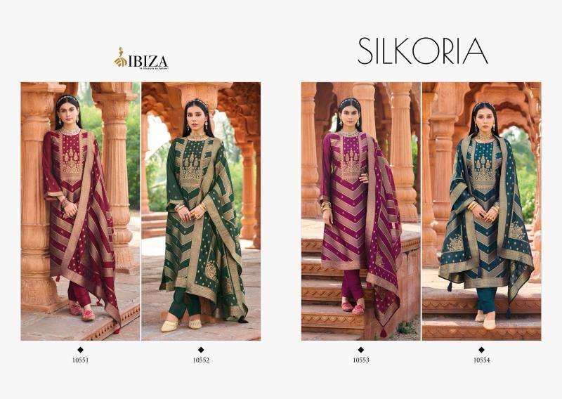 Ibiza silkoriya Surat wholesale dress materials
