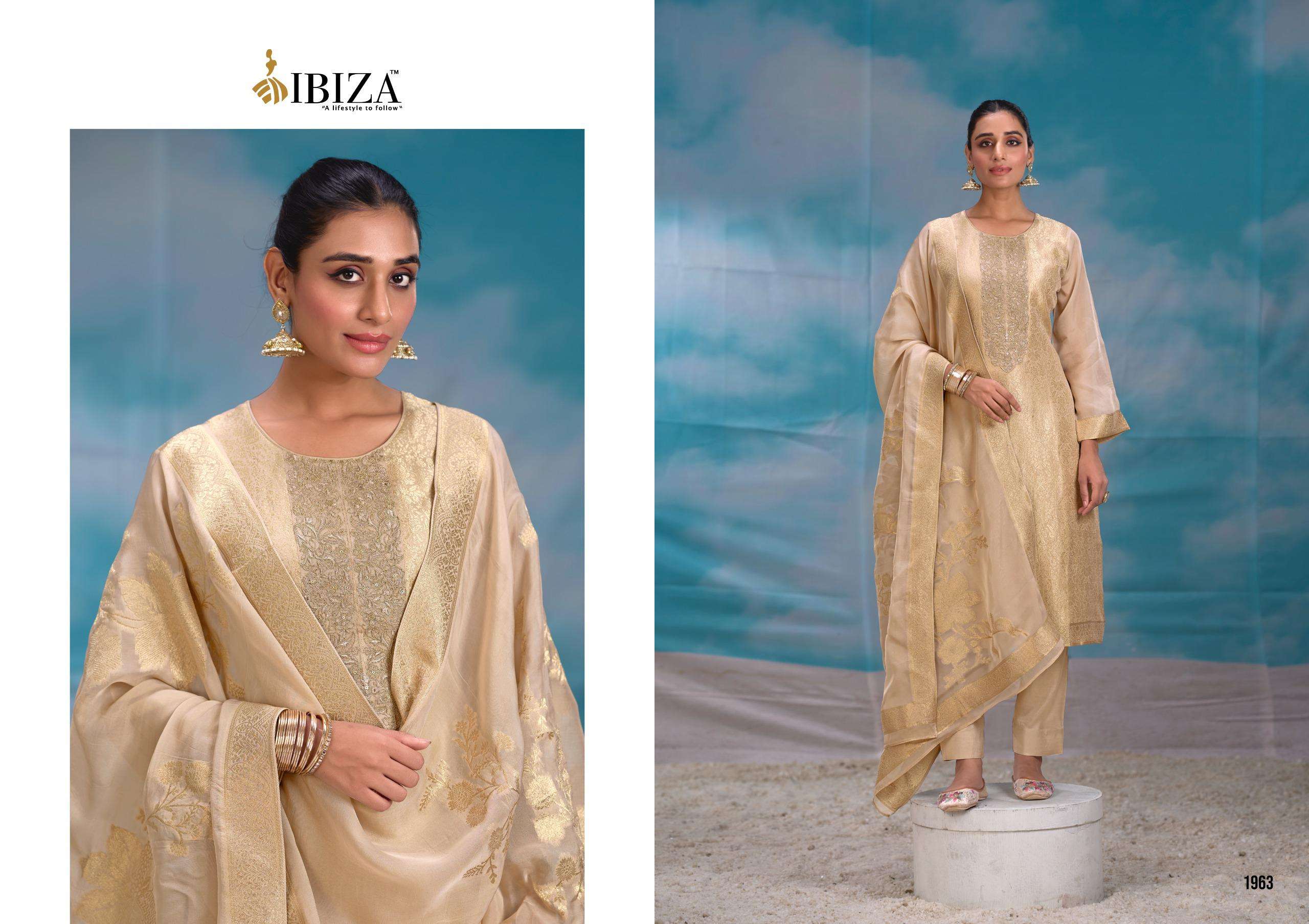 Ibiza Summer Pearls Salwar Kameez manufacturers in India