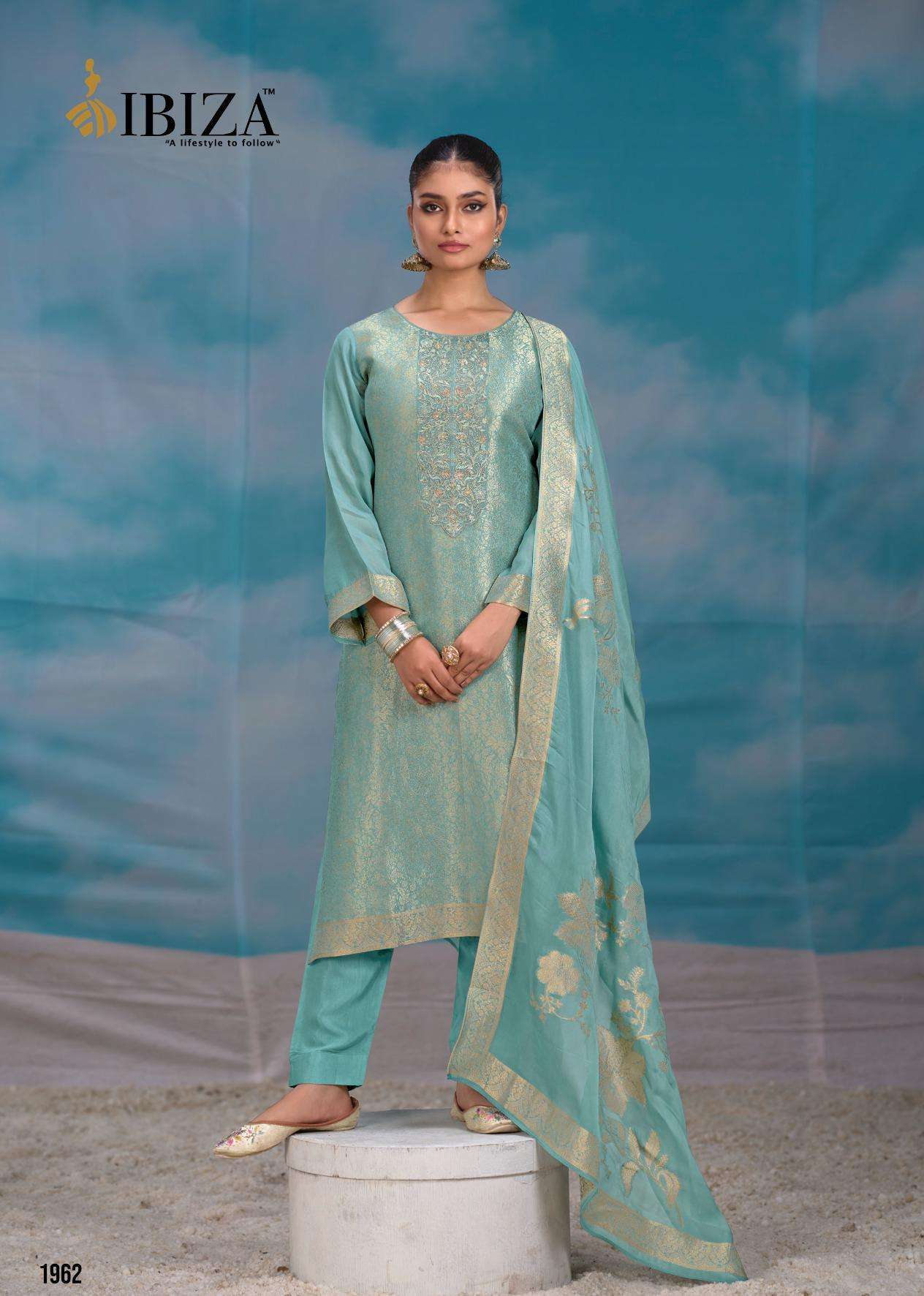 Ibiza Summer Pearls Salwar Kameez manufacturers in India