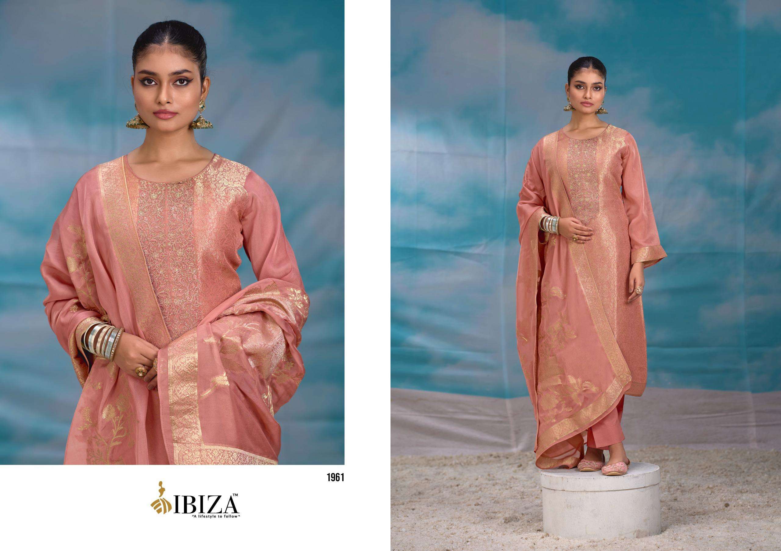 Ibiza Summer Pearls Salwar Kameez manufacturers in India