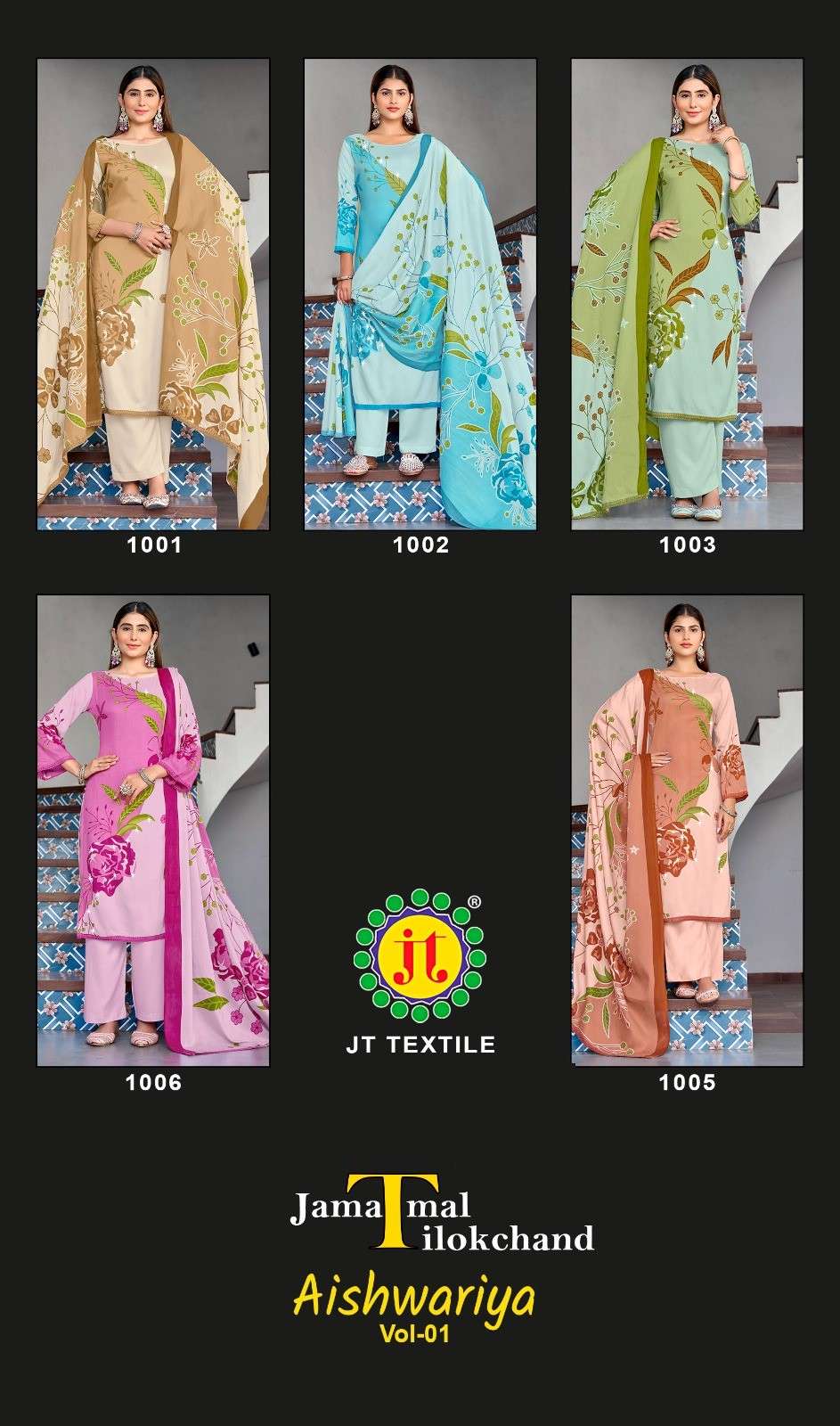 Jt Aishwariya Vol 1 Mumbai dress material market