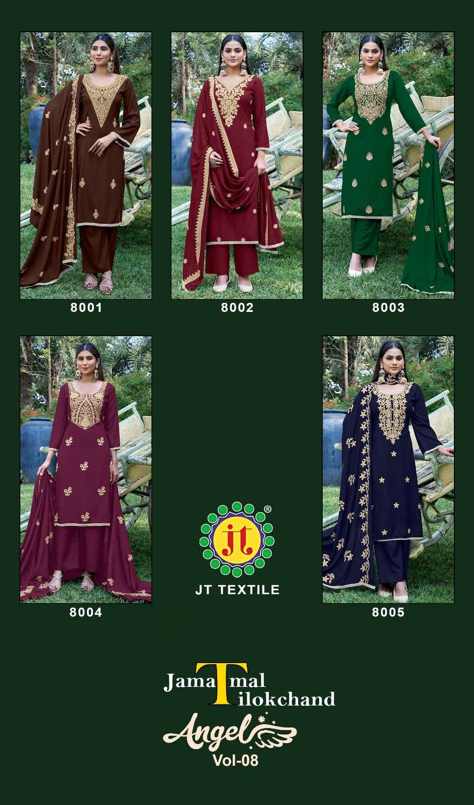 Jt Angel Vol 8 Surat dress material wholesalers