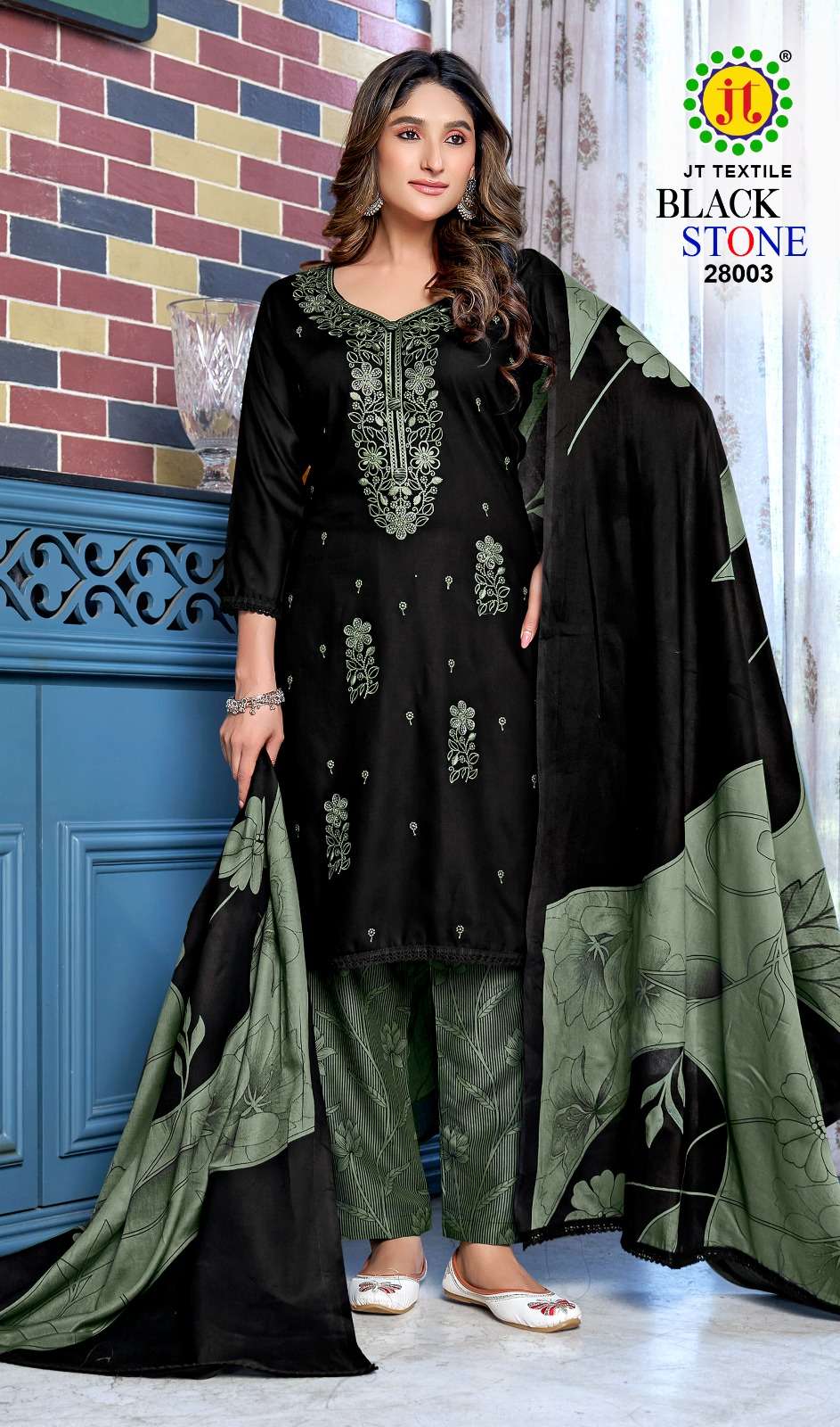 Jt Black Stone Vol 28 Dress materials manufacturer in Mumbai