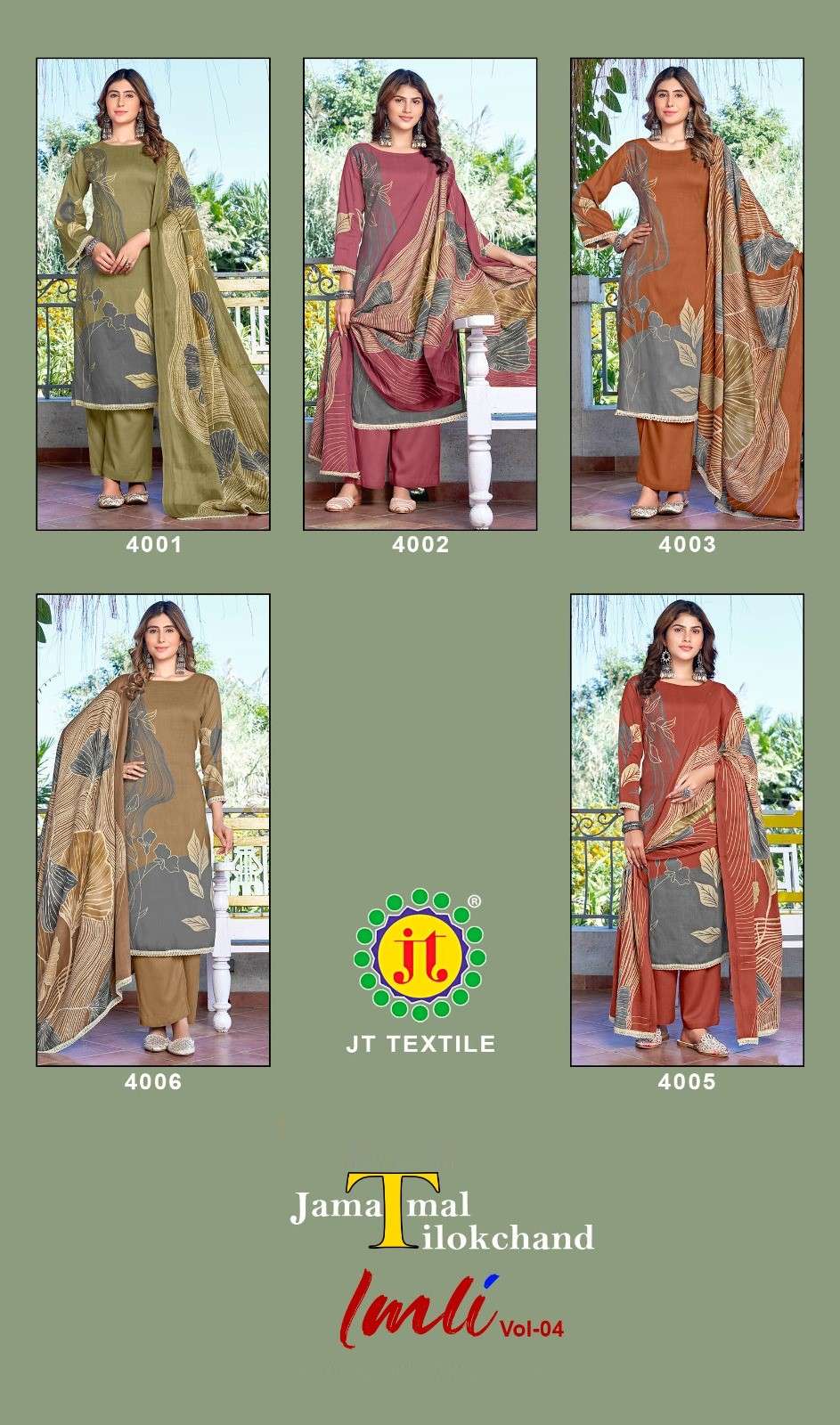 Jt Imli Vol 4 Dress material manufacturers in Mumbai