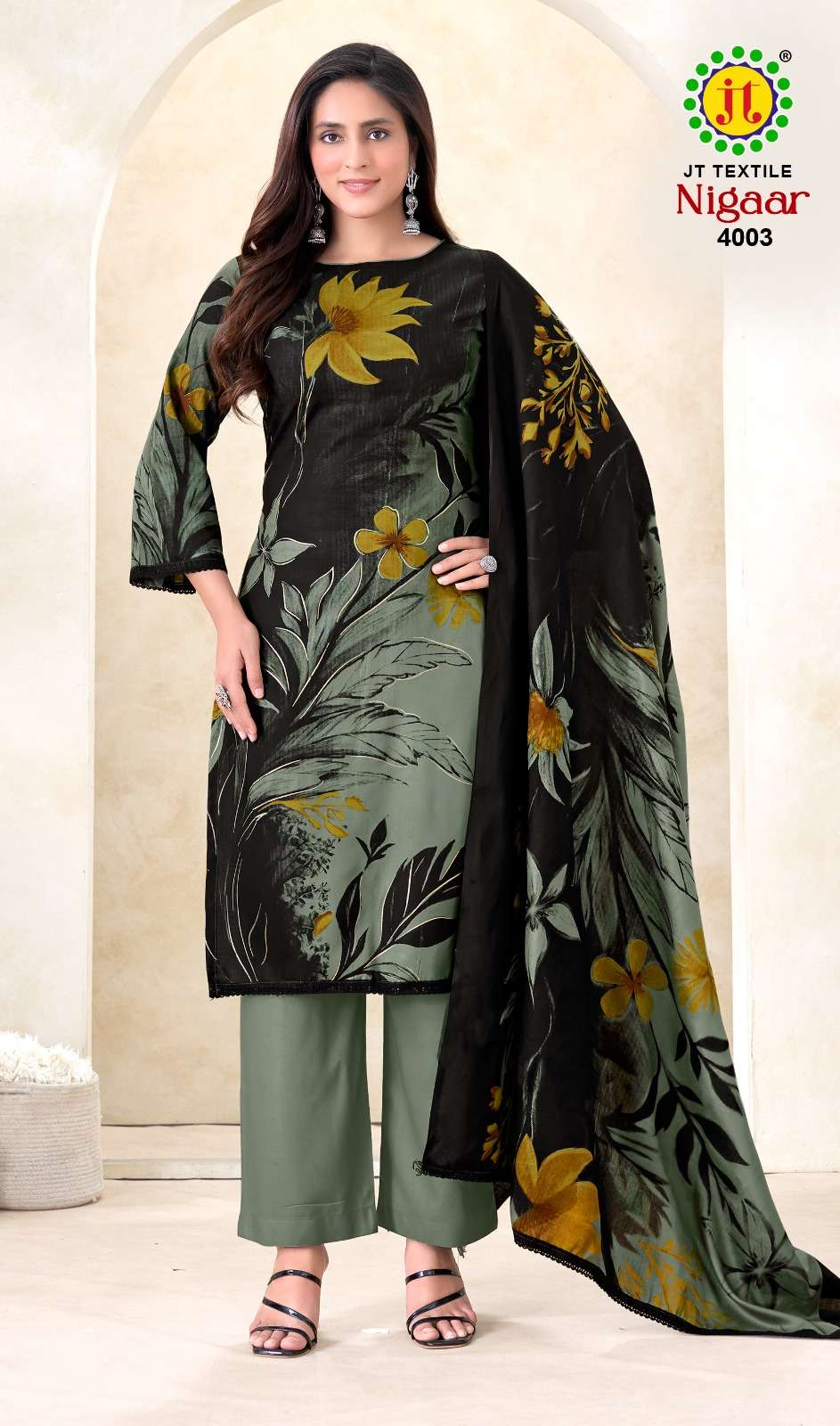 Jt Nigaar Vol 4 Ladies dress material wholesalers in Mumbai