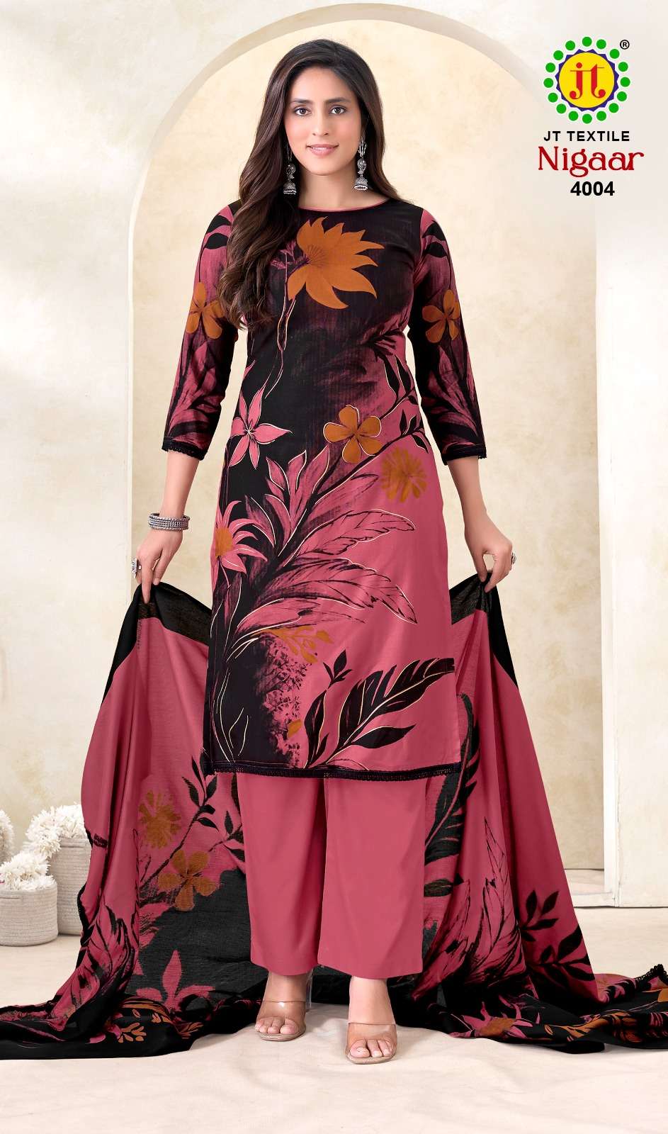 Jt Nigaar Vol 4 Ladies dress material wholesalers in Mumbai