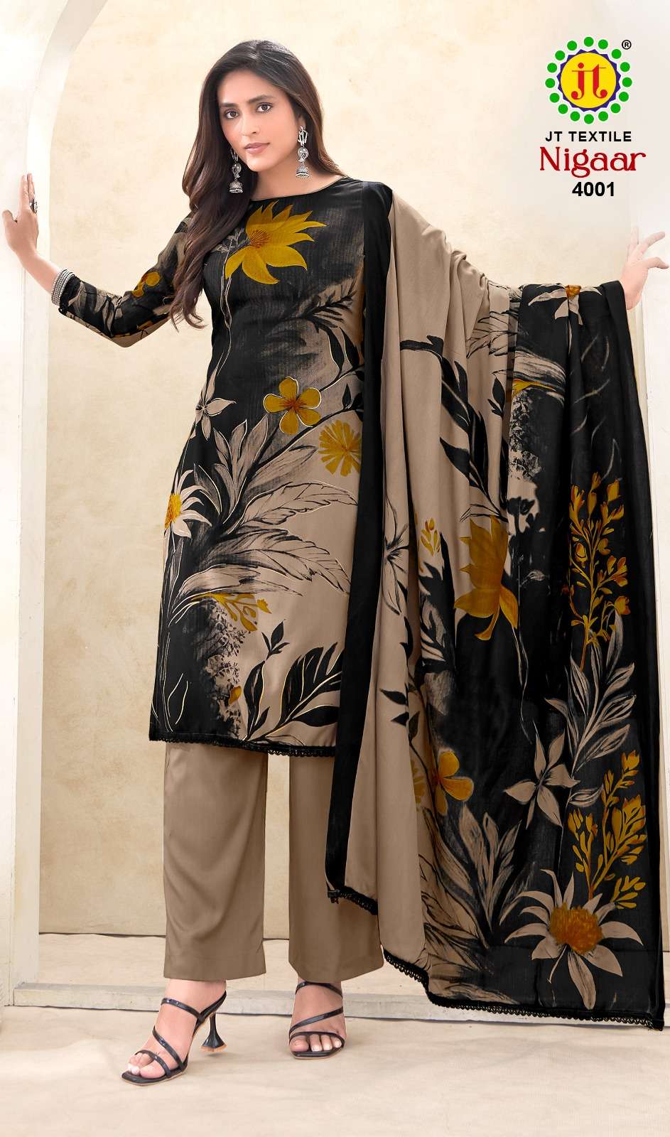 Jt Nigaar Vol 4 Ladies dress material wholesalers in Mumbai