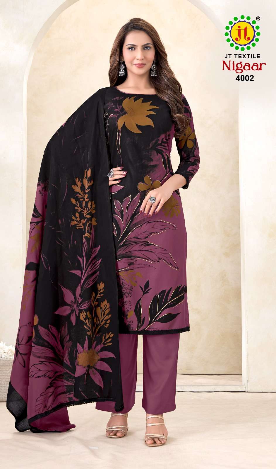 Jt Nigaar Vol 4 Ladies dress material wholesalers in Mumbai