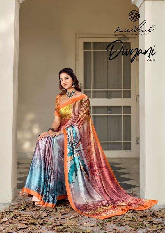 Kashvi divyani vol 5 Wholesale saree suppliers in Pune