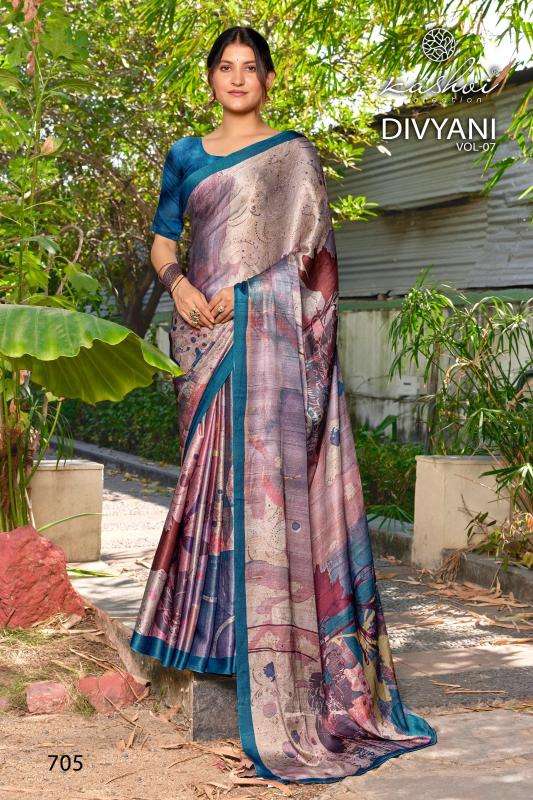 Kashvi divyani vol 7 Saree manufacturers in Pune