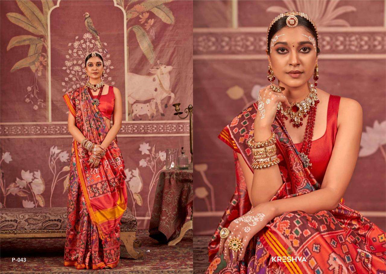 Kreshva patola grace Wholesale saree market in Delhi