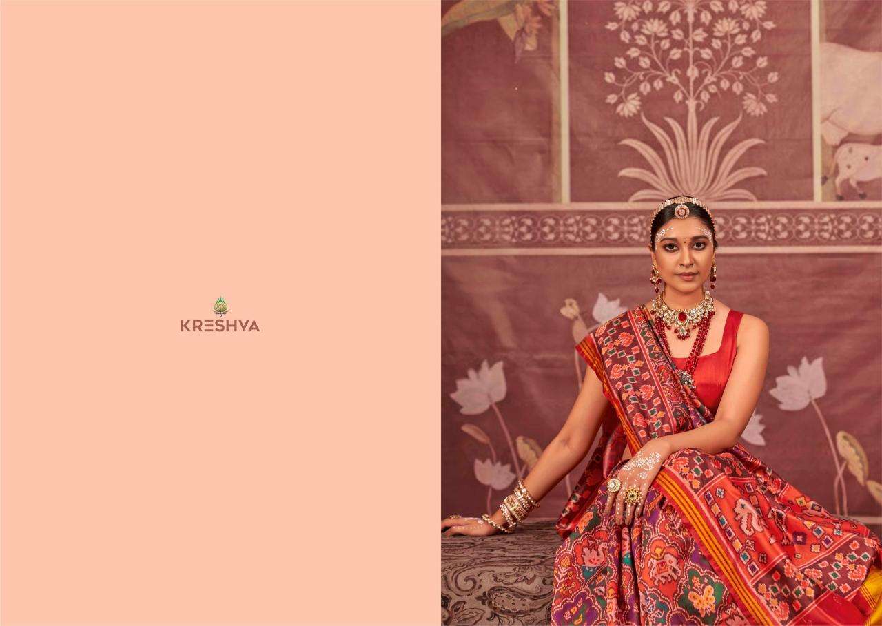Kreshva patola grace Wholesale saree market in Delhi