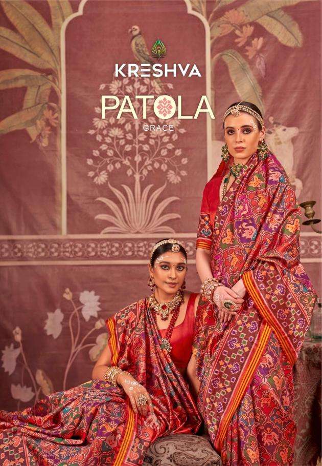 Kreshva patola grace Wholesale saree market in Delhi