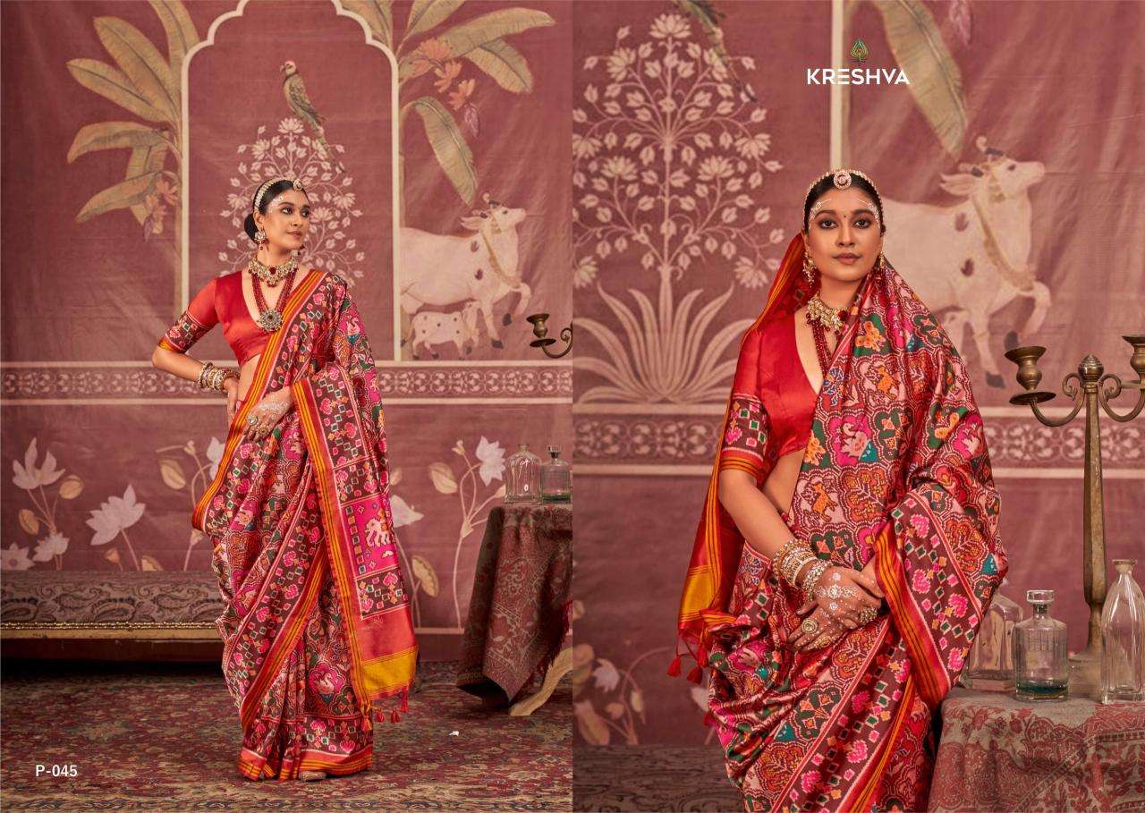 Kreshva patola grace Wholesale saree market in Delhi