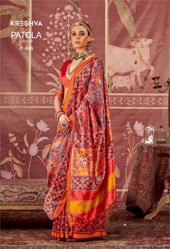 Kreshva patola grace Wholesale saree market in Delhi