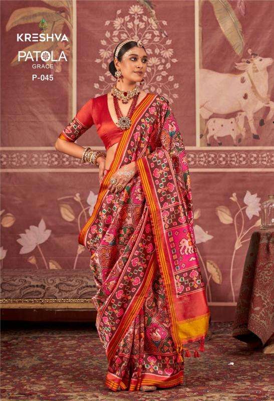 Kreshva patola grace Wholesale saree market in Delhi