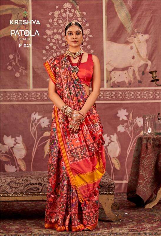 Kreshva patola grace Wholesale saree market in Delhi