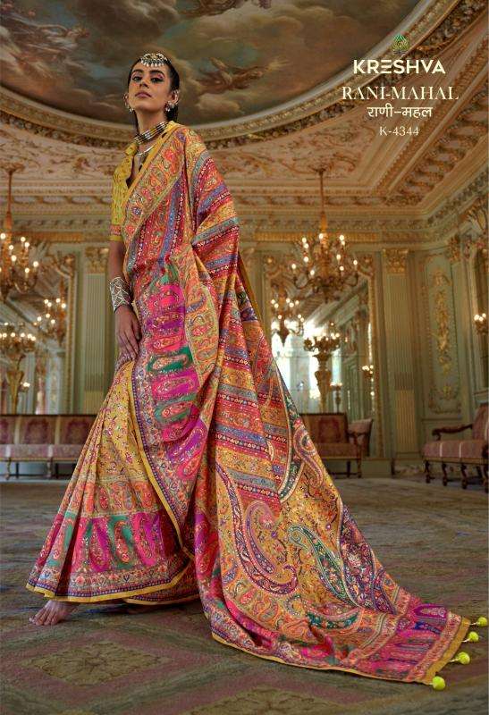 Kreshva rani-mahal Saree market in bangalore