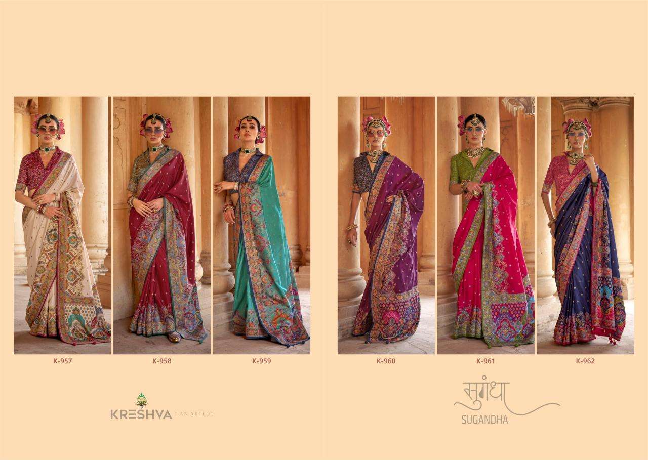Kreshva sugandha Saree manufacturers in bangalore