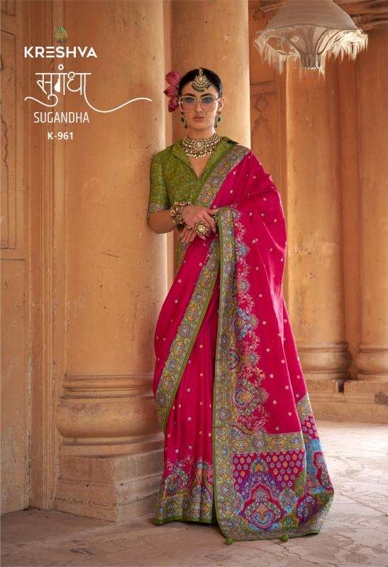 Kreshva sugandha Saree manufacturers in bangalore