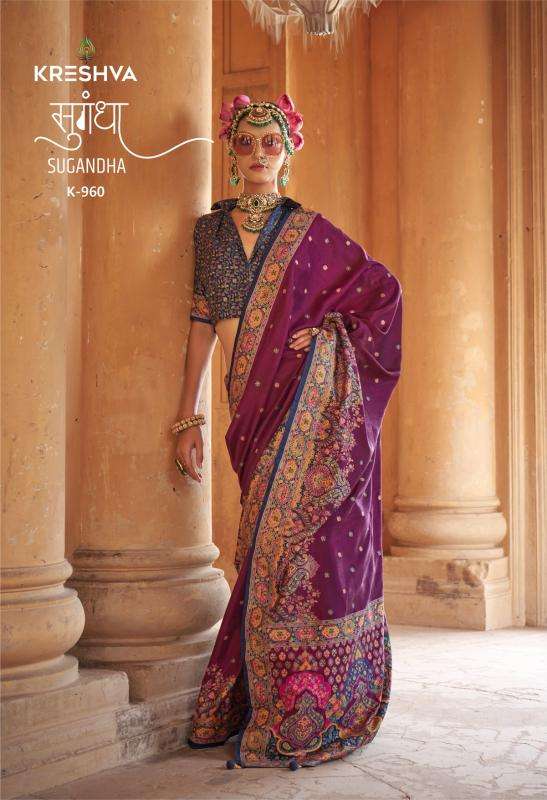 Kreshva sugandha Saree manufacturers in bangalore