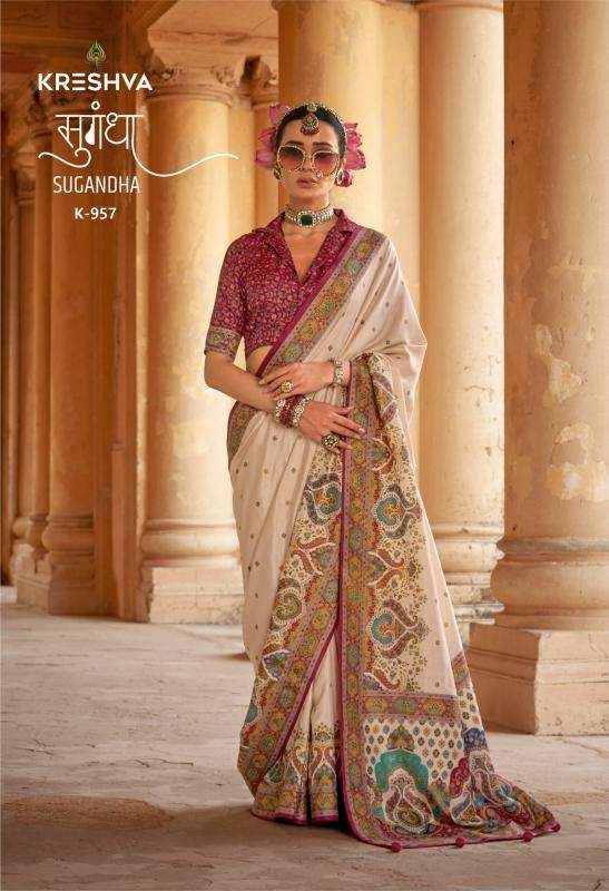 Kreshva sugandha Saree manufacturers in bangalore