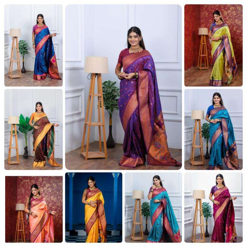 Malhar kalanjali paithani Wholesale saree market in Mumbai