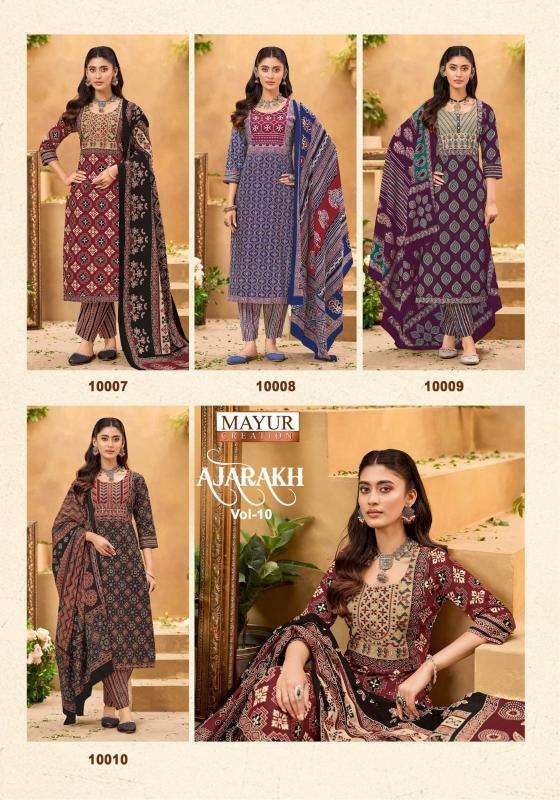 Mayur ajarakh vol-10 Wholesale ladies Kurtis in Kolkata